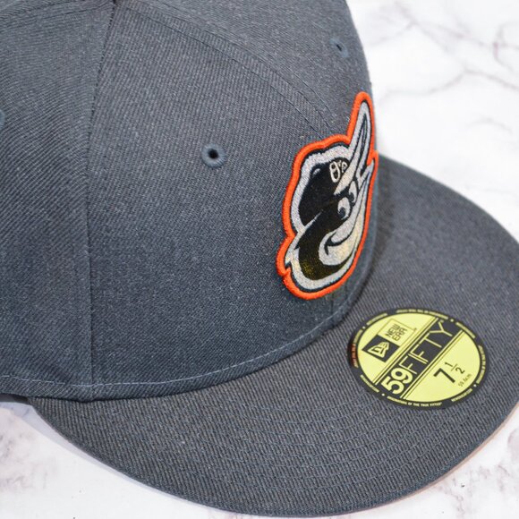 New Era Baltimore Orioles Fitted Hat 7 1/2 - Picture 4 of 5
